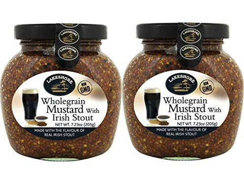 Lakeshore Irish Stout Mustard 7.2oz (205g)