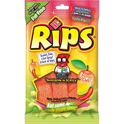 Rips Bite-Size Mango Chili Pieces (4 oz. Peg Bag)