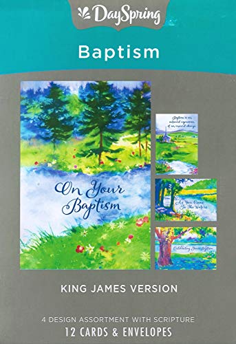 Baptism - Step of Faith - 12 Boxed Cards, KJV