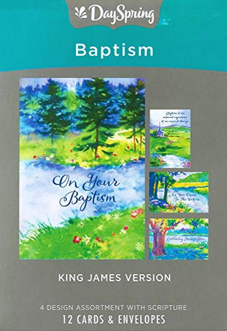 Baptism - Step of Faith - 12 Boxed Cards, KJV