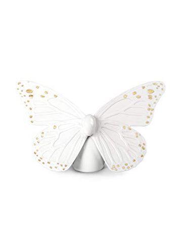 Butterfly - White And Gold