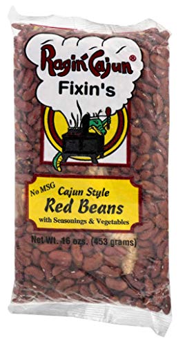 Ragin Cajun Fixin's Red Beans, w/Seasoning, 16 oz.