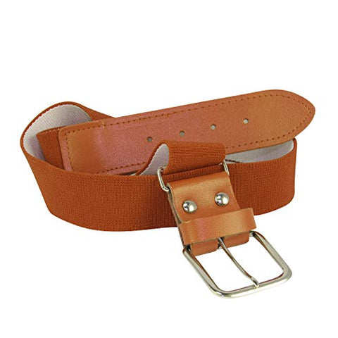 Elastic Belt, Texas Orange, Adult, 1.5 in wide
