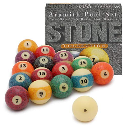 Pool Aramith Stone Set 2 1/4'' (Granite Look)