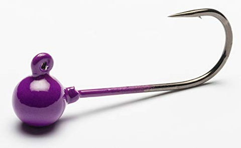 Mustad PSH833-1/4-PP-4 Jig Head Purple 1/4oz