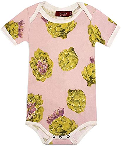 Artichoke Organic Cotton One Piece, 3-6M