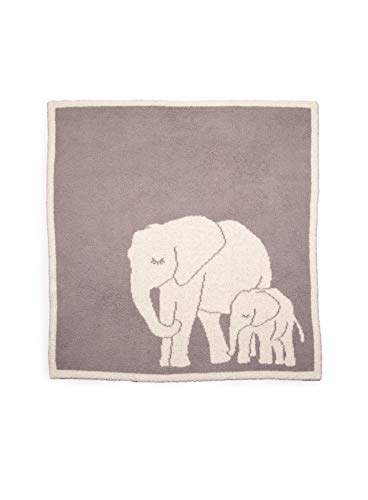 CozyChic Follow Me Blanket Dove Gray-Cream, 30"x32"