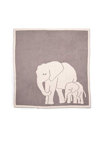 CozyChic Follow Me Blanket Dove Gray-Cream, 30"x32"
