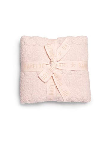 CozyChic Heathered Cable Baby Blanket Heathered Pink, 30"x32"