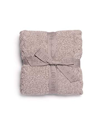 CozyChic Heathered Cable Baby Blanket Heathered Dove Gray, 30"x32"