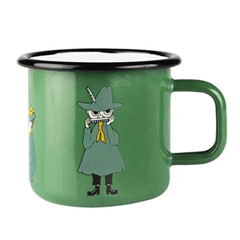 Moomin Retro Enamel mug 3,7dl Snufkin