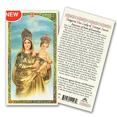 Laminated Holy Card - Our Lady Of Prompt Succor (Card)