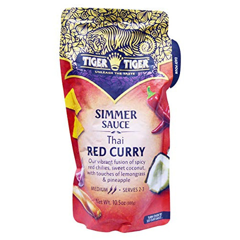 Tiger Tiger Thai Red Curry Simmer Sauce 10.5oz (300g)
