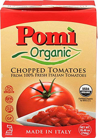 Pomi Organic Chopped Tomatoes, 26.4 oz