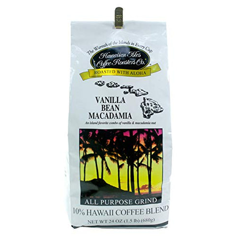 Vanilla Bean Macadamia - Ground 24 oz