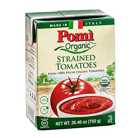 Pomi Organic Strained Tomatoes, 26.4 oz