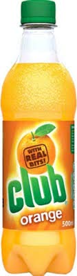 Club Orange Soda Small Bottle 16.9fl oz (500ml)