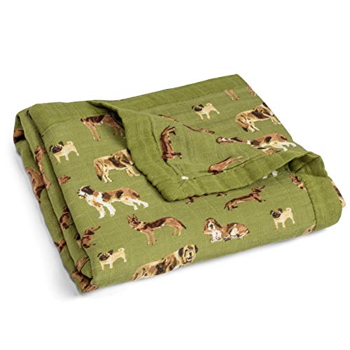 Green Dog Big Lovey Blanket