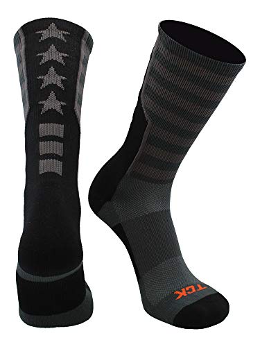 USA Crew  (stock), Graphite-Black, Large