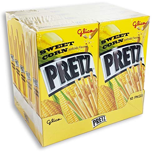Glico Sweet Corn Pretzel Pocky Sticks, 1.09 oz
