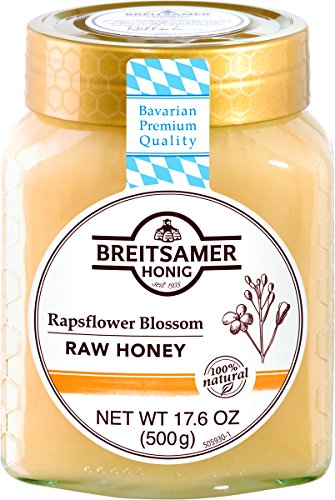 Breitsamer Creamy Rapsflower Honey, 17.6 oz