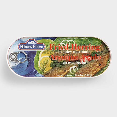 RugenFisch Fried Herring in Marinade, 17.6 oz