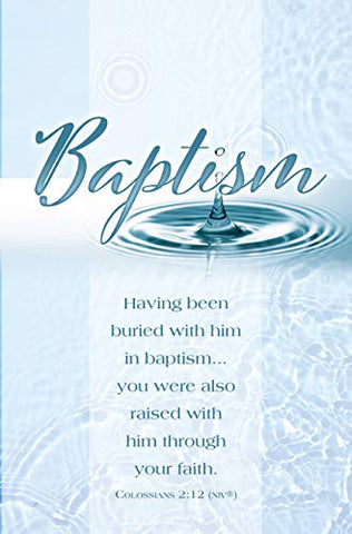 Warner Christian Resources - Baptism - You Were Raised With Him - Standard Size Bulletin (Package of 100)