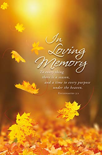 Warner Christian Resources - Funeral - To Every Thing There Is A Season - Standard Size Bulletin (Package of 100)