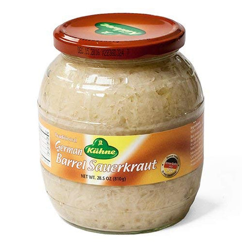 Kuhne Barrel Sauerkraut in Jar, 28 oz