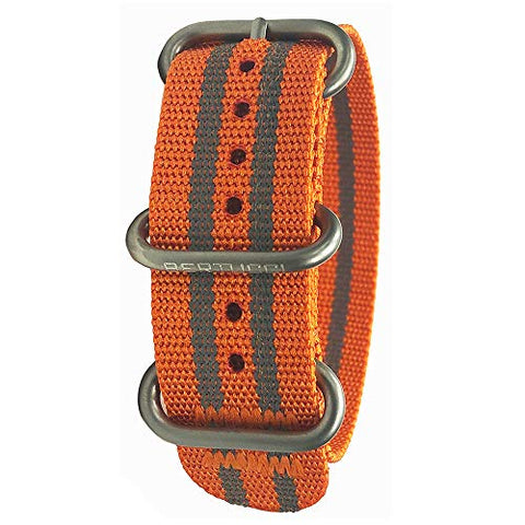 Safety Orange w/ reflective stripes w/matte hardware, 7/8" -22 mm size for A-2, A-3, A-6, B-1, D-1 & g-1 Cases