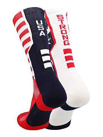 USA Crew,  Scarlet–Navy–White, Large