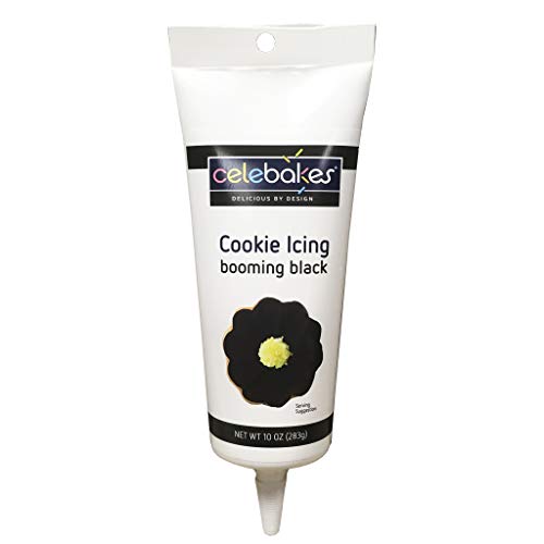 Celebakes Black Cookie Icing, 10 oz