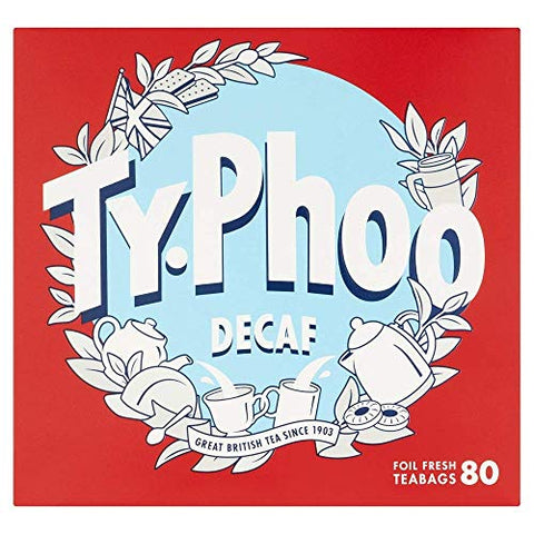 Typhoo Decaffeinated Teabags 80s 8.8oz (250g) (not in pricelist)