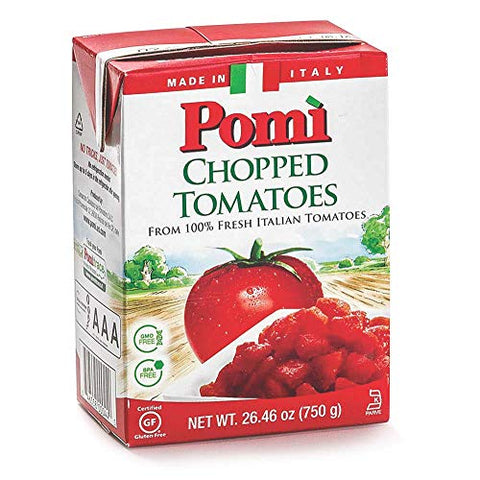 Pomi Chopped Tomatoes in Carton, 26 oz