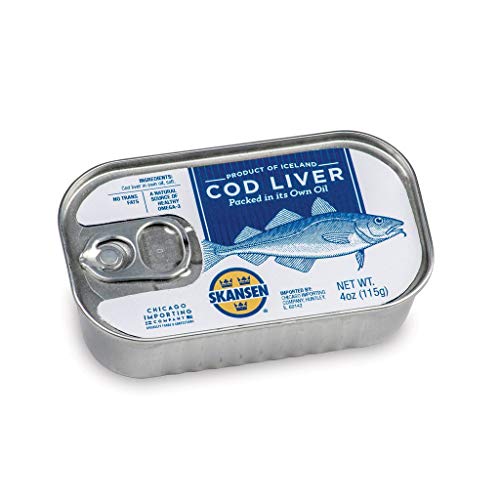 Skansen Cod Liver Tin, 4 oz