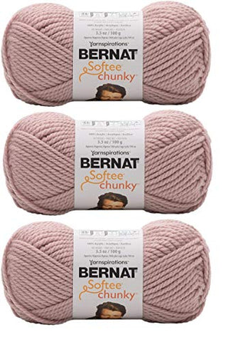 Bernat Softee Chunky - Solid 3.5 oz (Gray Rose)