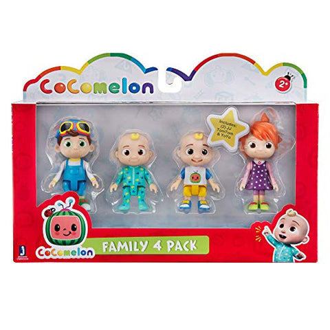 CoComelon 4 Figure Pack (Family Set)