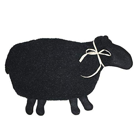 Sheep Warmer - Sheep - Black w/ Black, 10 in  x 15 in