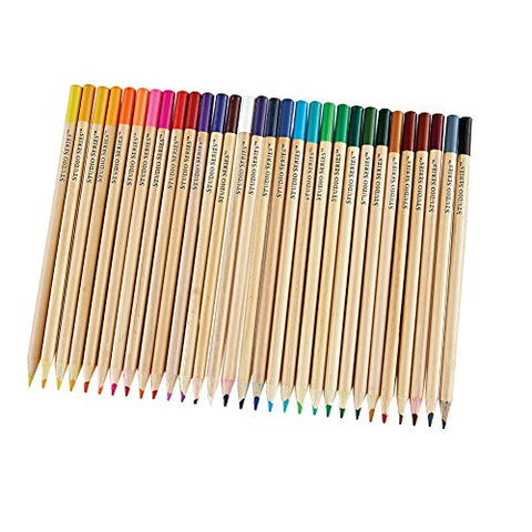 Collections Etc Set of 30 Artist Colored Pencils