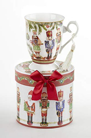 Porcelain Tall Mug/Box, Nutcracker