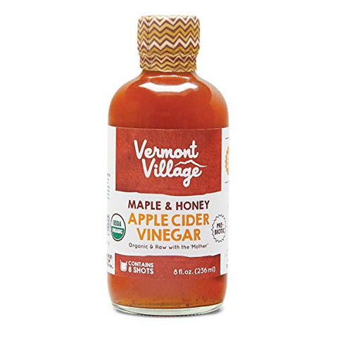 Vermont Village Maple & Honey Apple Cider Vinegar, 8 fl oz bottle