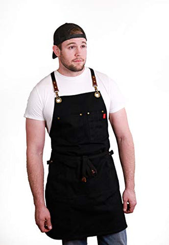 Caldo Canvas Apron (Black) 49