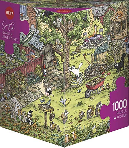 Heye Triangular 1000 Pieces Garden Adventures
