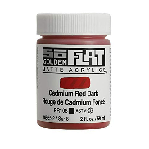 SoFlat Color Cadmium Red Dark, 2oz