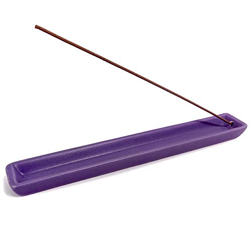 Murasaki Ceramic Incense 8" Tray - Glazed Ceramic