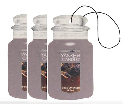 Yankee Candle Car Jar Dried Lavender & Oak