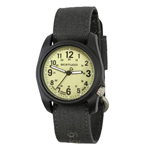 DX3 Canvas, Saguaro Dial / Black Case- #297 Faded Black Comfort Canvas Band