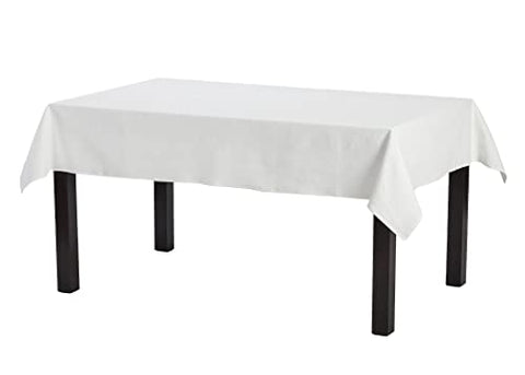 Caldo Rectangle Linen Tablecloth (Natural White)