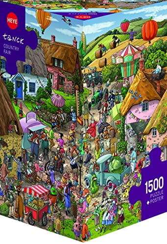 Heye Triangular 1500 Pieces Country Fair